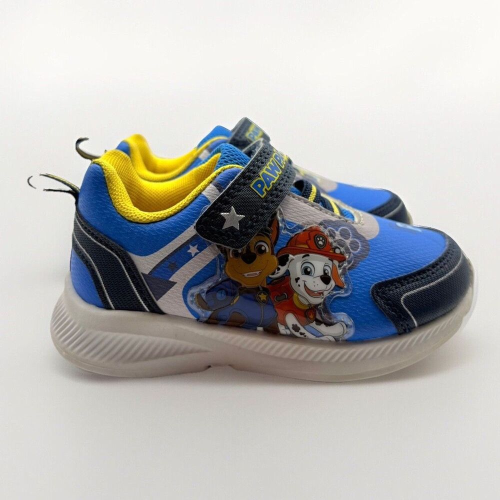 Nickelodeon PAW Patrol Boys Chase Marshall Sneakers Toddler Size 6 Blue